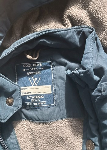 Erkek Çocuk Koyu Mavi Kapüşonlu Mont - Görsel 6