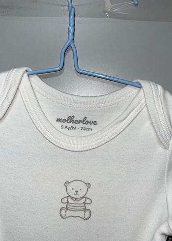 Uzun Kollu Gri Bebek Çıtçıtlı Body seti - Görsel 3