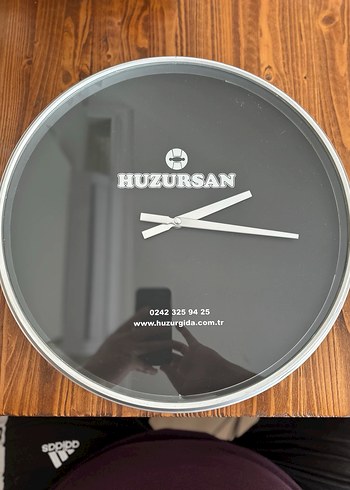 Ikea Siyah Huzursan Duvar Saati