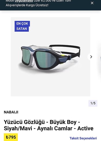 Nabaiji deniz gözlüğü - Görsel 7