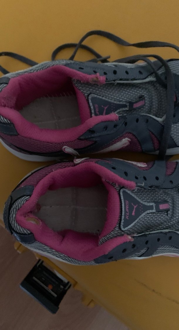 Gri Kadın Spor Ayakkabı Velcro Detaylı 37 - Görsel 4