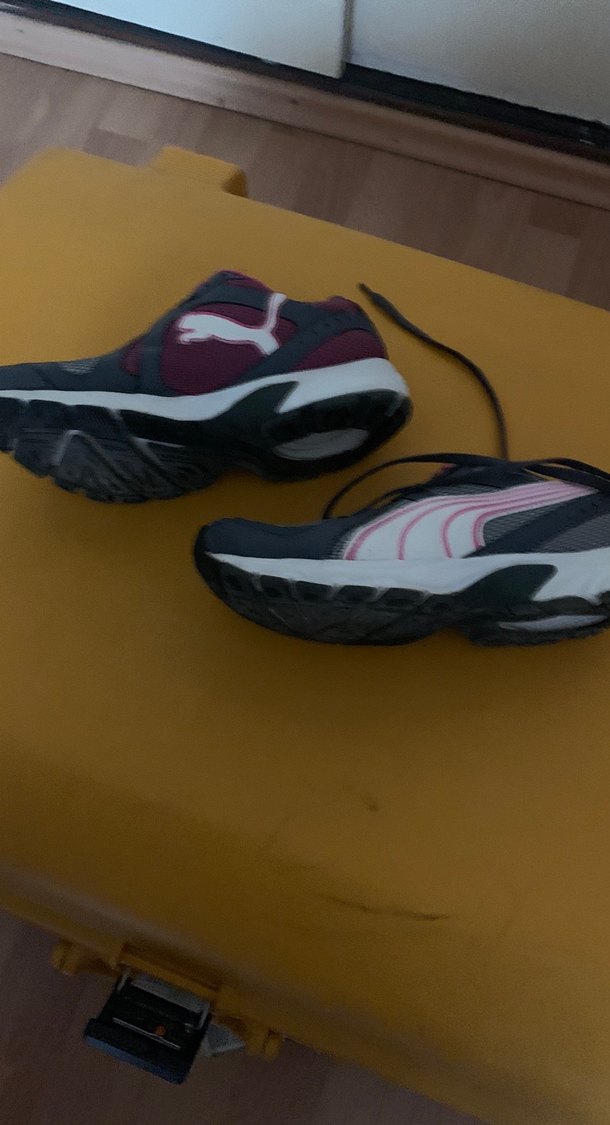 Gri Kadın Spor Ayakkabı Velcro Detaylı 37 - Görsel 2