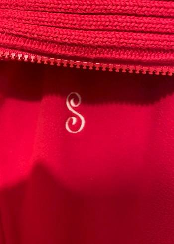 Kırmızı Fermuarlı ünisex Yelek 3X - Görsel 5