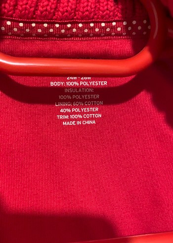 Kırmızı Fermuarlı ünisex Yelek 3X - Görsel 2