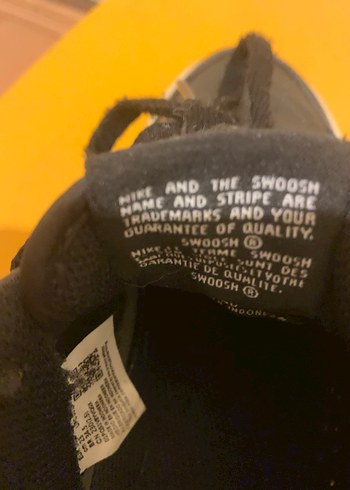 Orijinal Siyah Nike Kadın Spor Ayakkabı 36 Uk 3.5 - Görsel 4