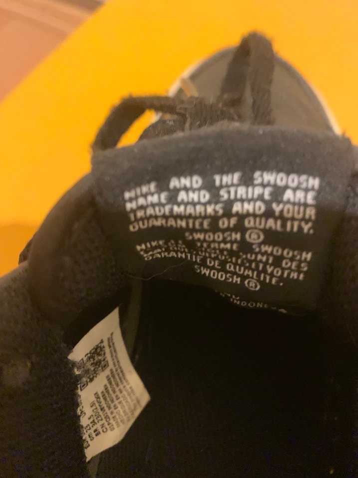 Orijinal Siyah Nike Kadın Spor Ayakkabı 36 Uk 3.5 - Görsel 4