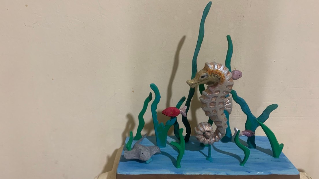 Kahverengi Denizatı Figürü Tamamen el yapımı ahşap. Kişiye özel - Görsel 2