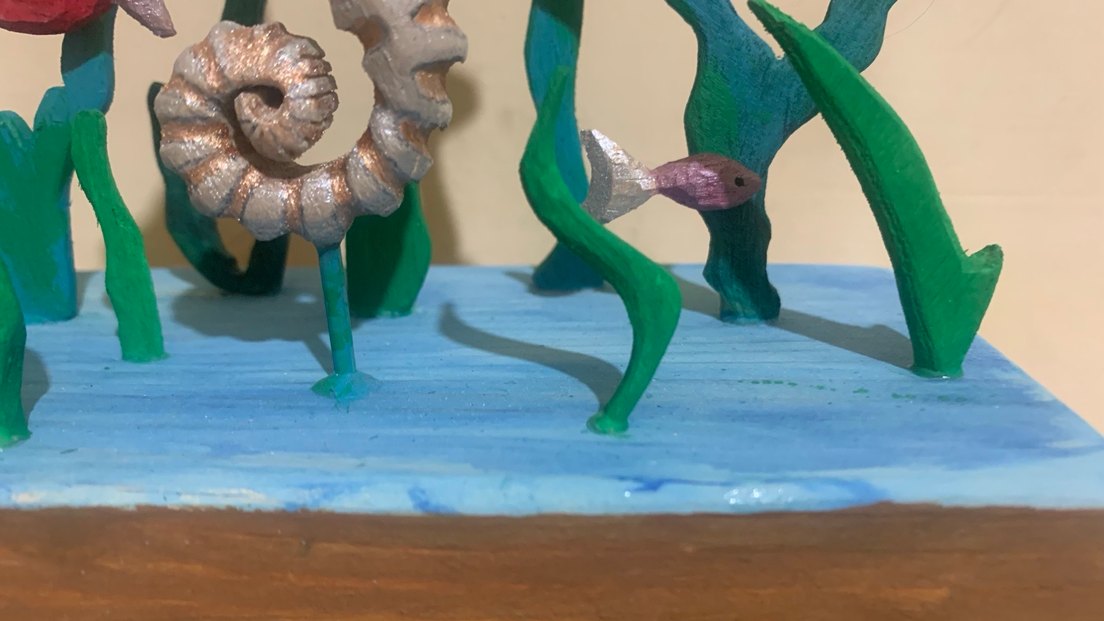 Kahverengi Denizatı Figürü Tamamen el yapımı ahşap. Kişiye özel - Görsel 4