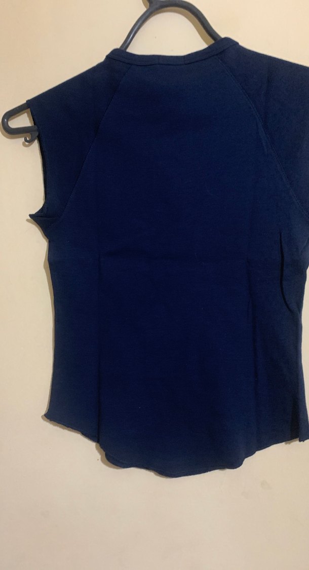 Benetton Kız Çocuk Kolsuz Baskılı Tişört S - Görsel 3