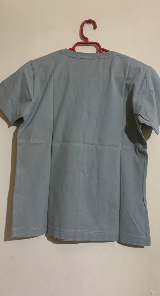 Kız Çocuk Gri Baskılı Tişört Hiç giyilmedi - Görsel 4