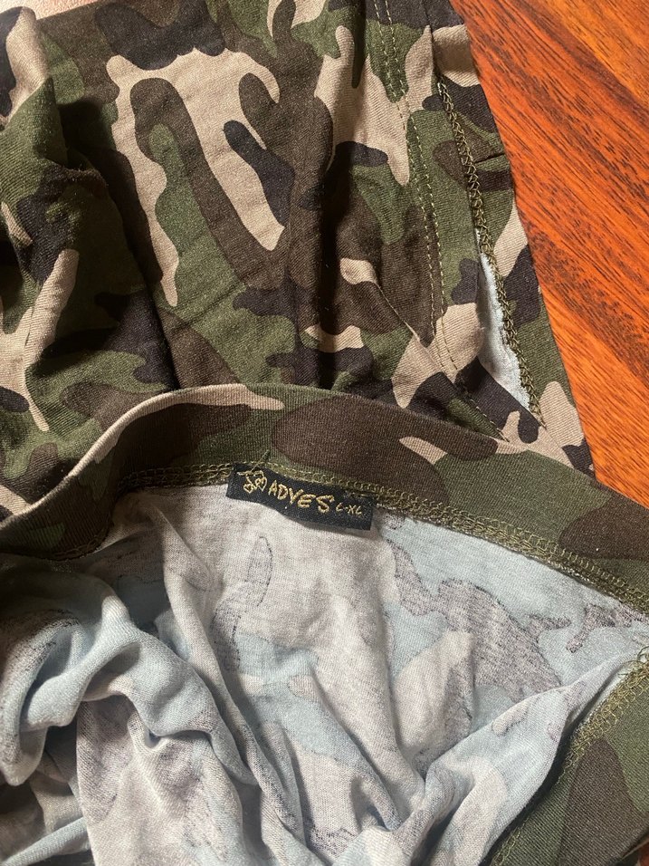 Kamuflaj Desenli Y2k Yırtmaçlı Etek - Görsel 2