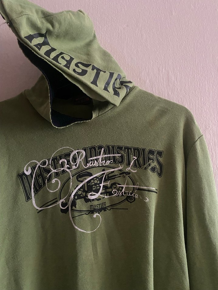 Y2k Vintage Yazi grunge Detayli Sweat - Görsel 2