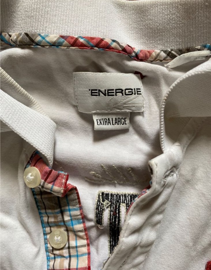 Energie 2000s Y2k Vintage Polo yaka - Görsel 4