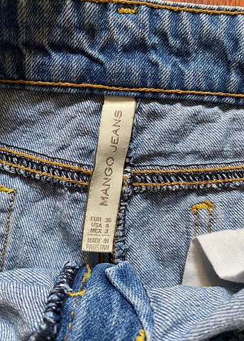 Mango Y2k Vintage Düşük Bel Mini Şort - Görsel 2