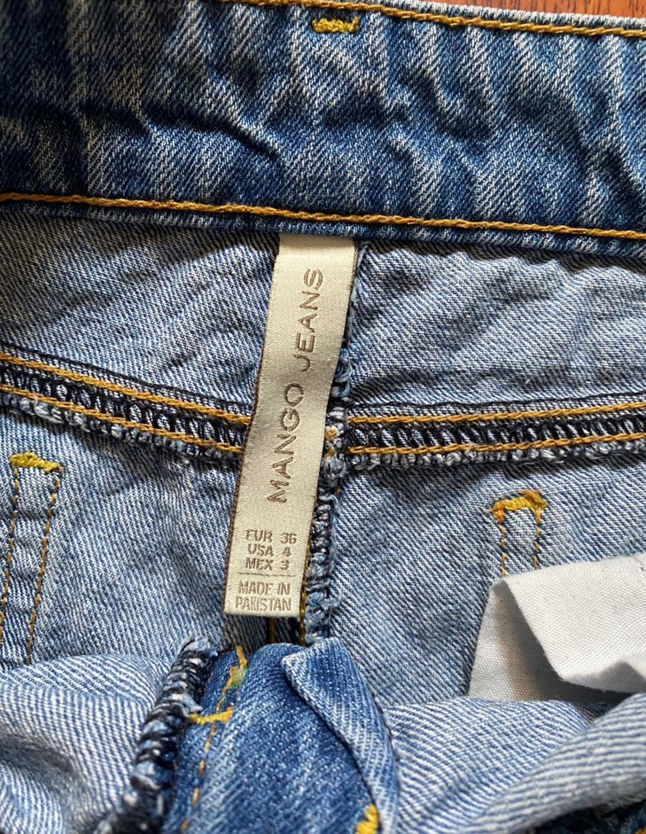 Mango Y2k Vintage Düşük Bel Mini Şort - Görsel 2