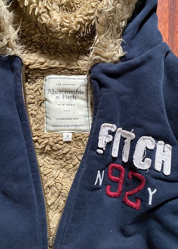 Kürklü Kapüşonlu Abercrombie&Fitch Fur Y2k zip Hoodie - Görsel 2