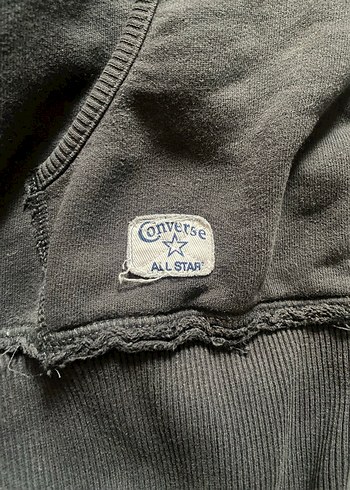 Converse Pembe Yazılı Y2k Vintage Sweat - Görsel 2