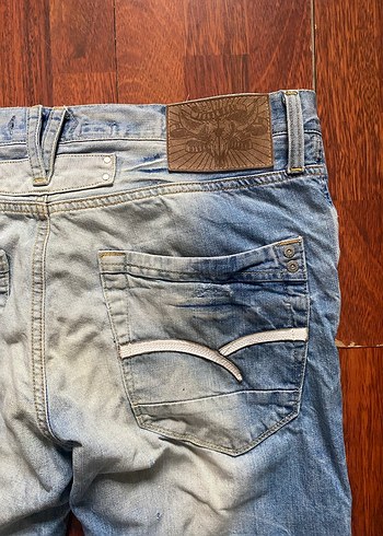 River Island Boot Cut Yırtık Y2k Vintage Açık Mavi Unisex Jean - Görsel 4