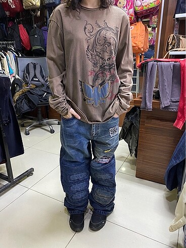 Y2K VINTAGE GOTH UZUN KOLLU TISORT