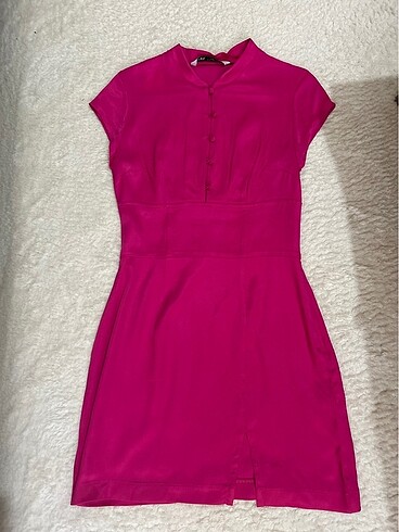 Zara saten elbise