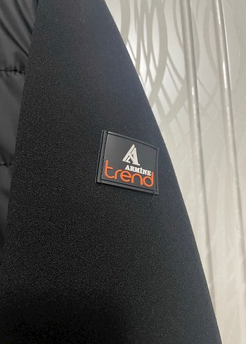 Siyah Uzun Fermuarlı kapüşonlu kadın kap - Görsel 4