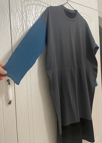 Kayra Füme Uzun Kollu merserize Triko tunik - Görsel 4