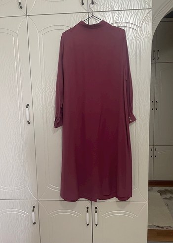 Gül kurusu Uzun Kadın Tunik rahat kesim - Görsel 2