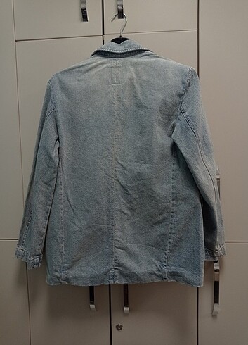 m Beden mavi Renk Stradivarius kot blazer ceket