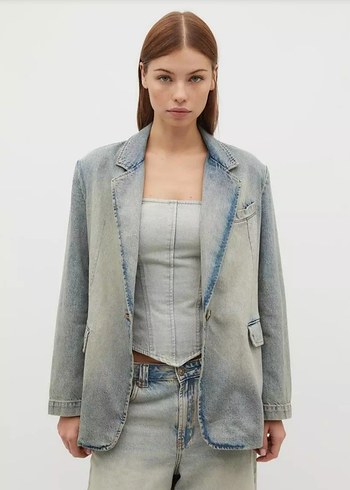 Stradivarius kot blazer ceket