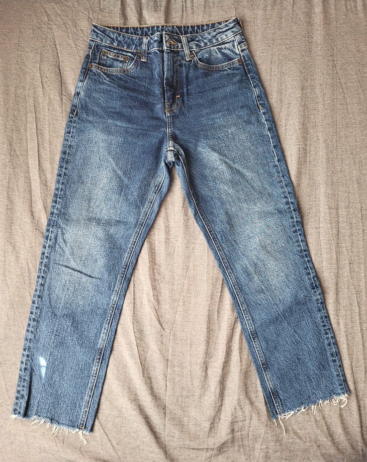 Zara mavi Denim Jean Pantolon - Görsel 2