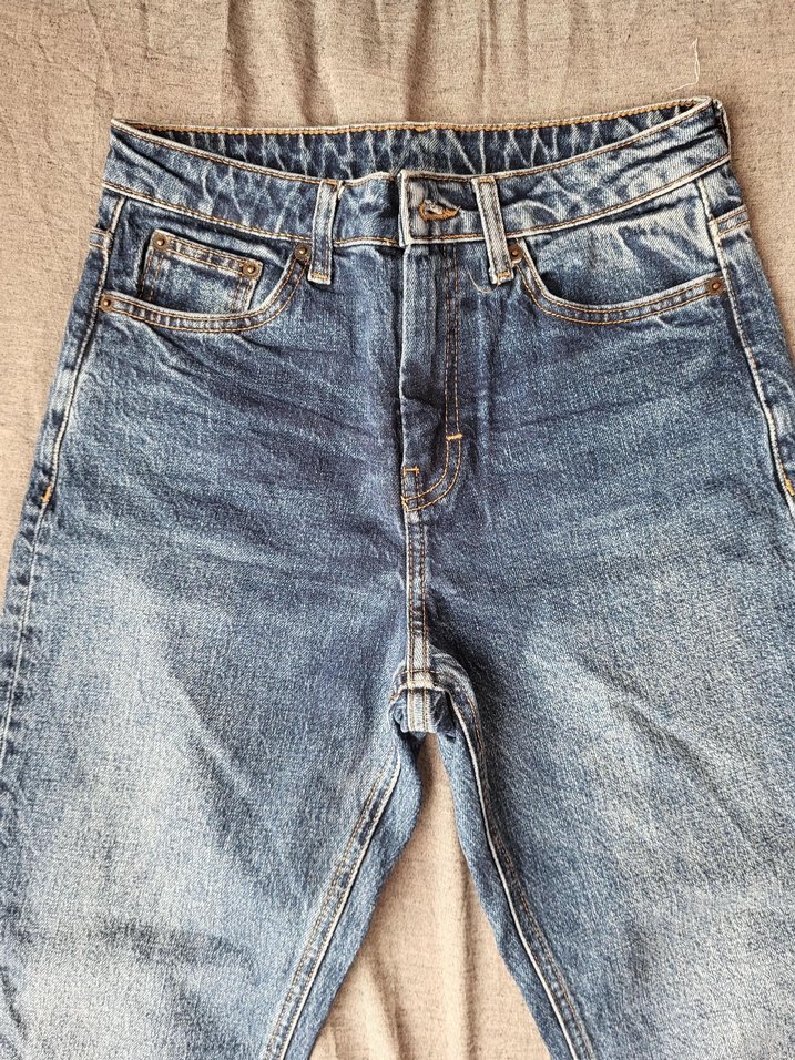 Zara mavi Denim Jean Pantolon - Görsel 3