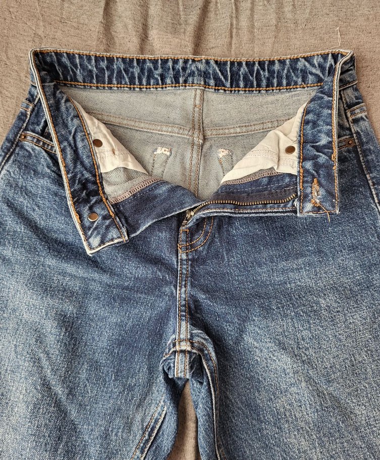 Zara mavi Denim Jean Pantolon - Görsel 5