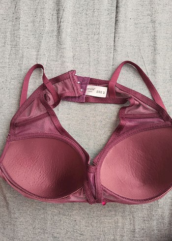 Bordo Dantel Detaylı Bohem Sütyen - Görsel 3