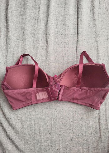 Bordo Dantel Detaylı Bohem Sütyen - Görsel 2