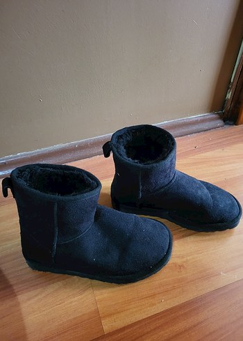 Siyah ugg bot Süet - Görsel 3