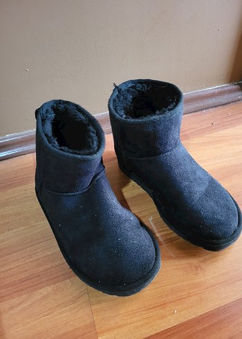 Siyah ugg bot Süet - Görsel 2