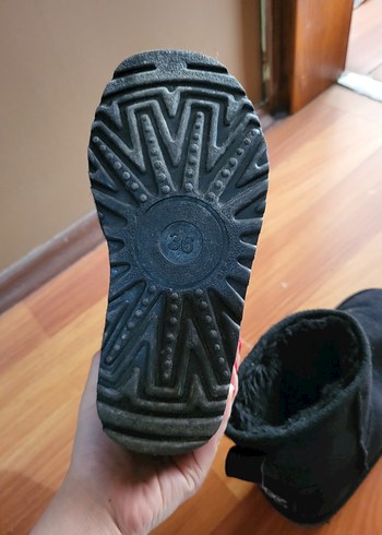 Siyah ugg bot Süet - Görsel 4