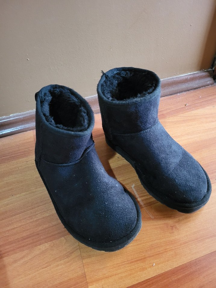 Siyah ugg bot Süet - Görsel 2