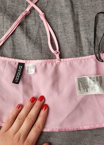 Pembe İpek Görünümlü Midi Büstiyer - Görsel 4