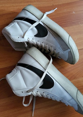 Beyaz adidas blazer mid Spor Ayakkabı - Görsel 2
