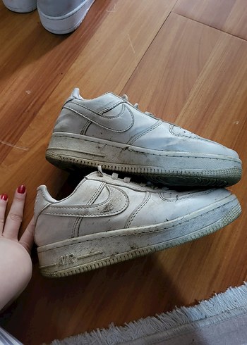 Beyaz Kadın Spor ayakkabi nike air - Görsel 3