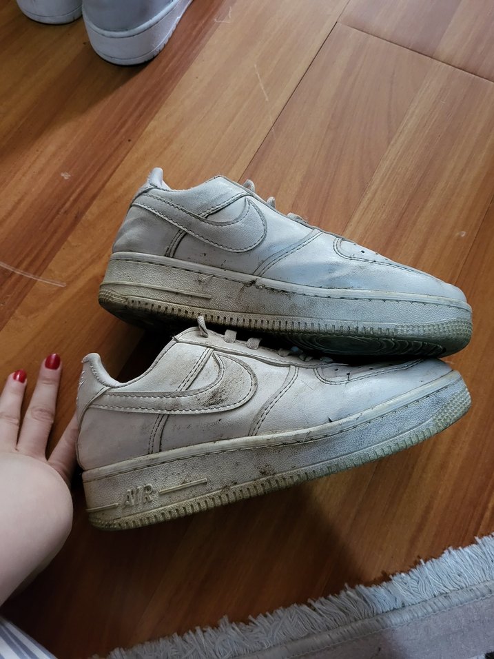 Beyaz Kadın Spor ayakkabi nike air - Görsel 3