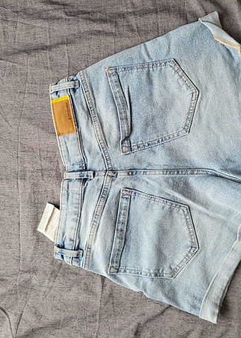 stradivarius Mini Kot Şort - Görsel 4