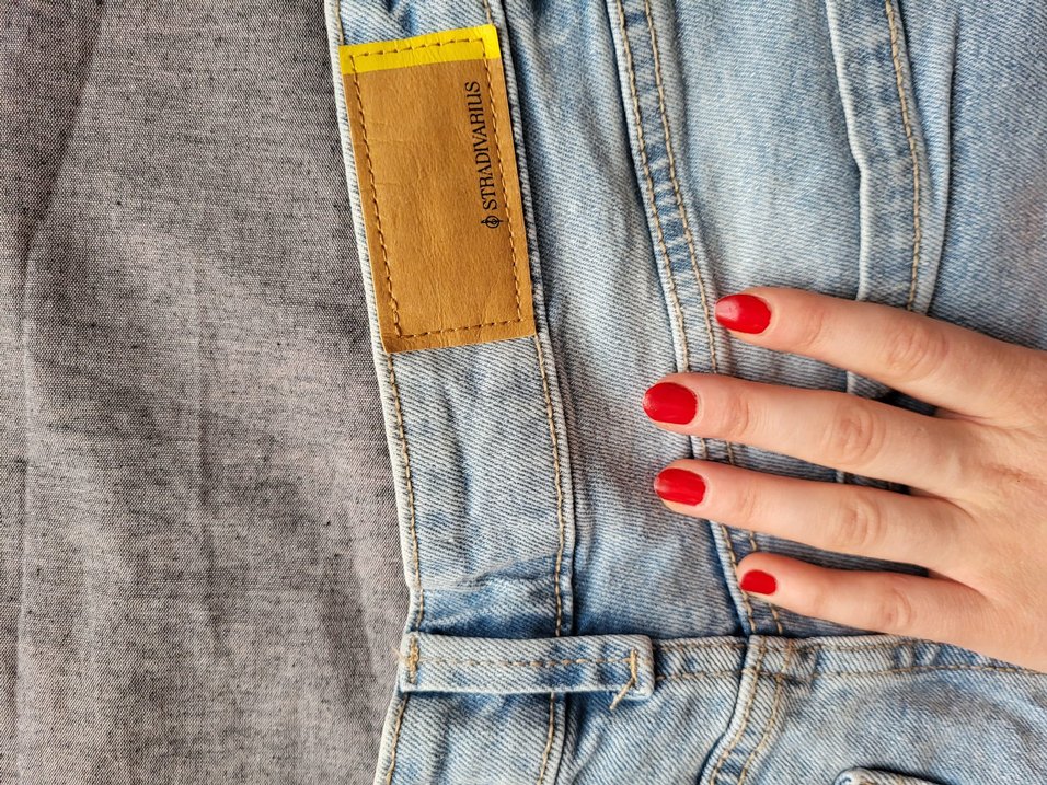 stradivarius Mini Kot Şort - Görsel 5