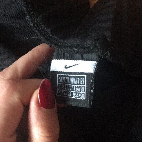 xl Beden siyah Renk Orijinal Nike şort vintage