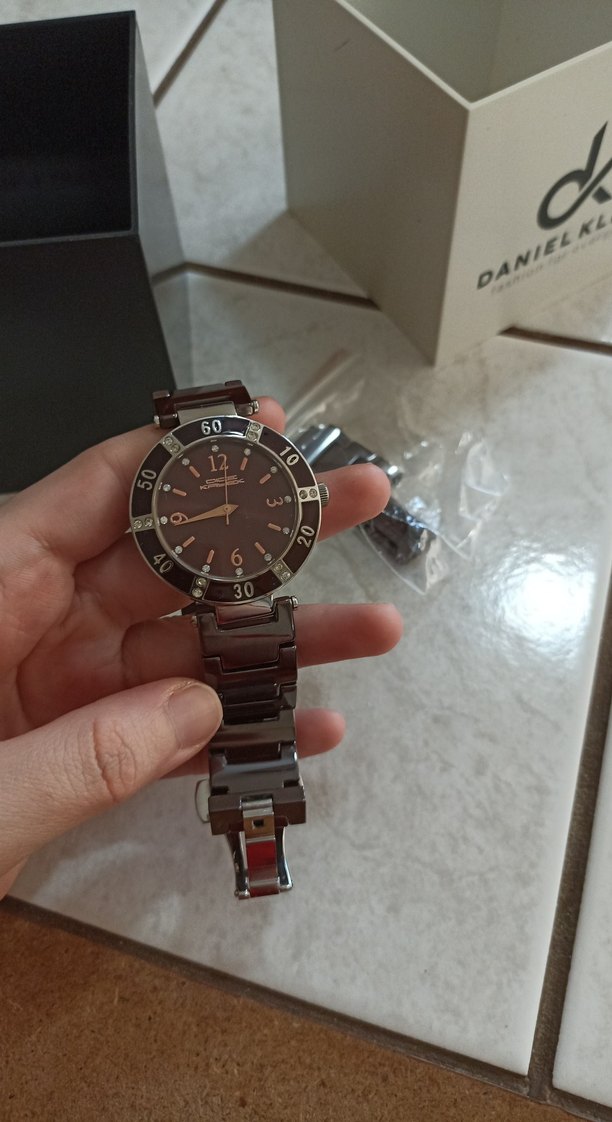 dice kayekBordo Klasik Kadın Kol Saati Tokalı d - Görsel 3