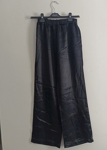 Siyah Kadın saten pijama Takım - Görsel 3