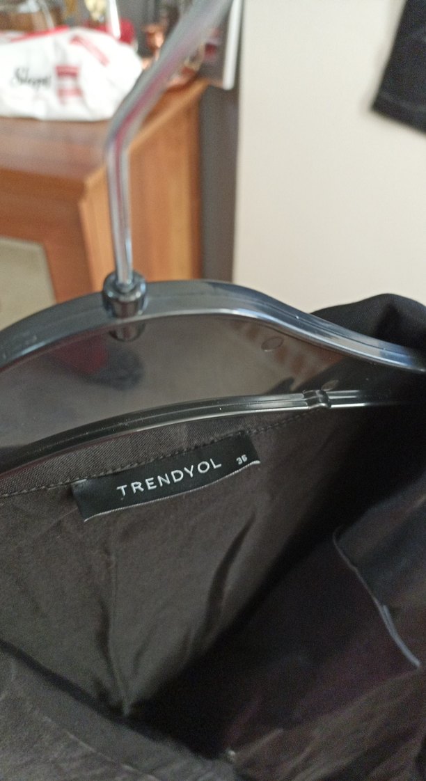 Siyah Kadın saten pijama Takım - Görsel 4