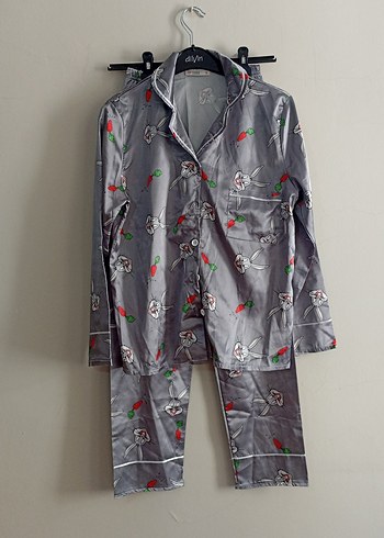 Gri Bağcıklı Erkek Pijama Altı - Görsel 2