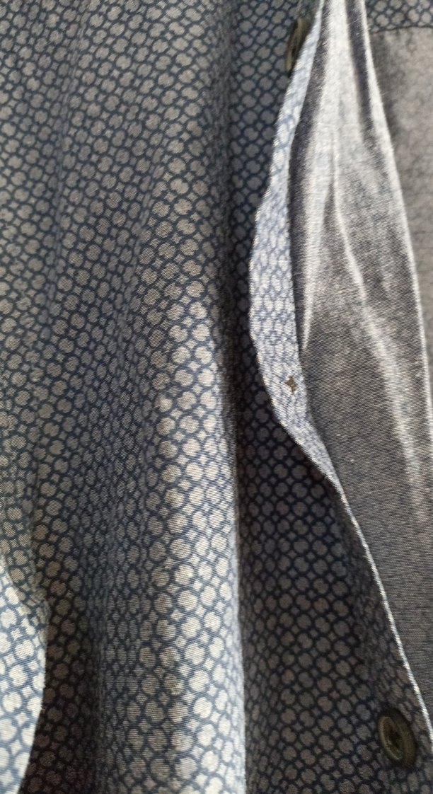 Erkek Mavi Denim Uzun Kollu Gömlek - Görsel 3